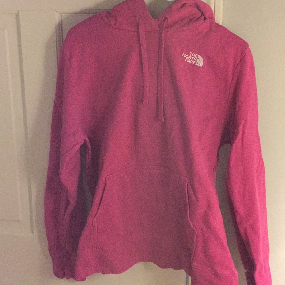 Pink North Face Sweatshirt